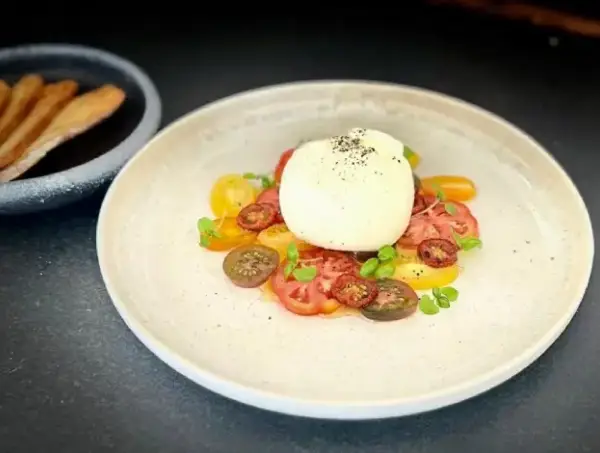 Tomatoes and Burrata The View restaurant Bali