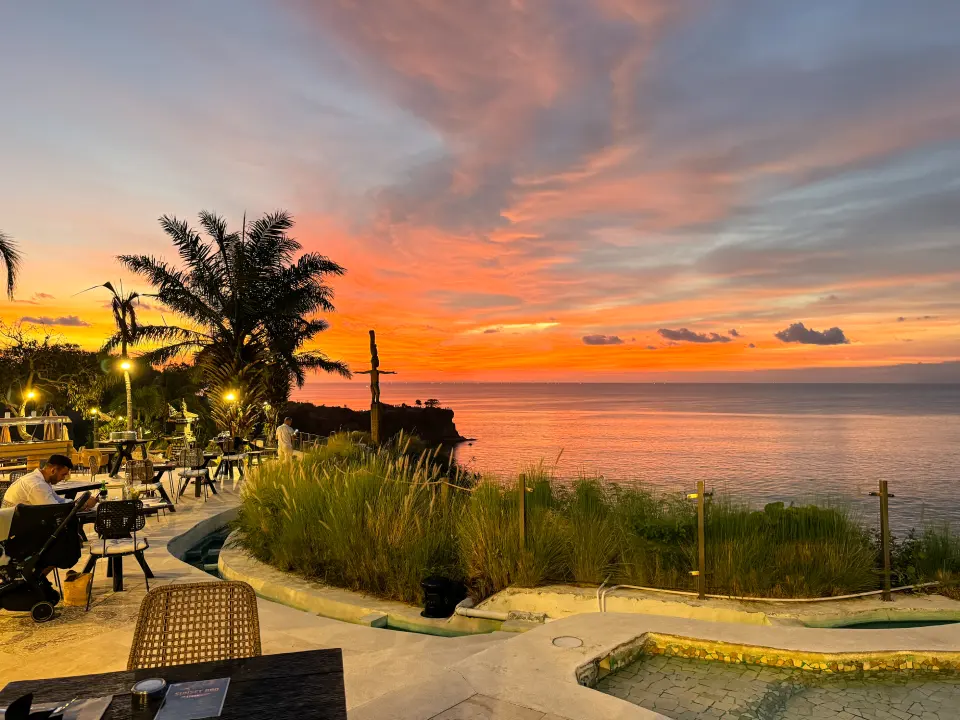 January Dining in Jimbaran with Ocean View