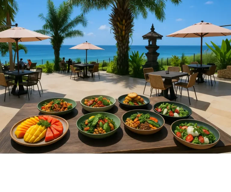 Vegan Food in Jimbaran with Ocean View at The View Restaurant